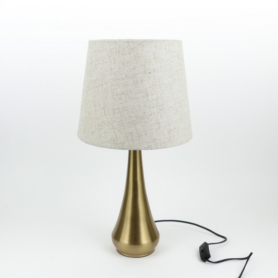 Uniquely designed matte gold table lamp - 30 x 56 cm - 2M3B200006