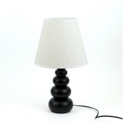 Uniquely designed black table lamp - 44 x 25 x 25 cm - 2M3B200096