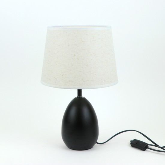 Table lamp with black metal base - 44 x 25 x 25 cm - 2M3B200100