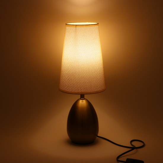 ابجورة طاولة بتصميم مميز ذهبي مطفي -44 ×18×18سم - 2M3B200101