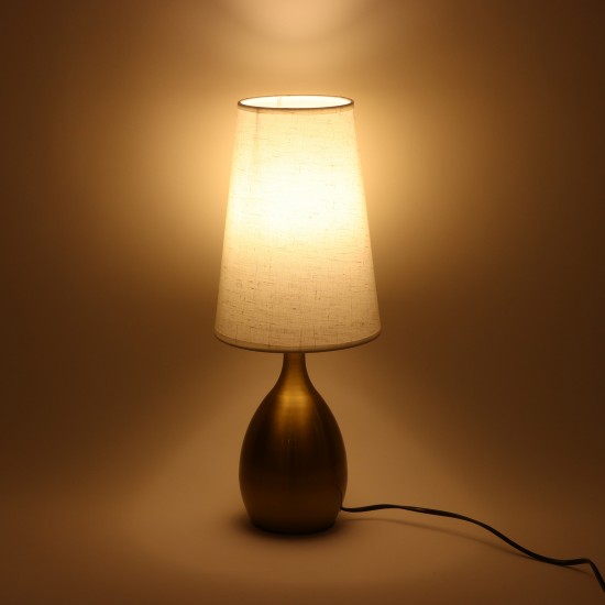 ابجورة طاولة بتصميم مميز ذهبي مطفي -46 ×18×18سم - 2M3B200103