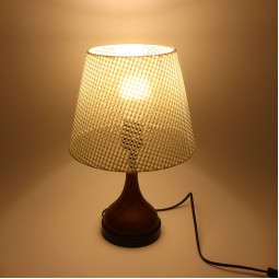 ابجورة طاولة معدن بقاعدة بني - 39 ×25 × 25 سم - 2M3B200107