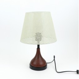 ابجورة طاولة معدن بقاعدة بني - 39 ×25 × 25 سم - 2M3B200107