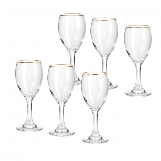 Uniquely designed juice glass set - 450ml - 6 pieces - 2S1TT300312