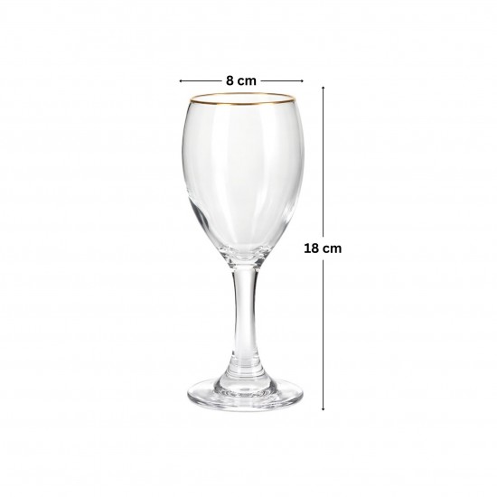 Uniquely designed juice glass set - 450ml - 6 pieces - 2S1TT300312