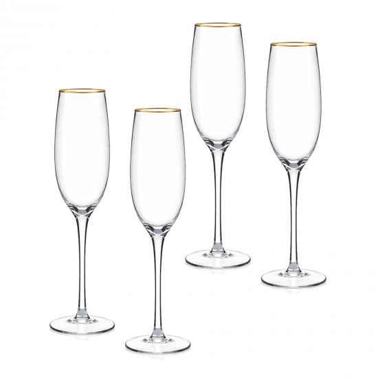 Uniquely designed juice glass set - 4 pieces - 2S1TT300118