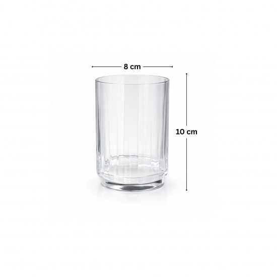 طقم كاسات عصير بتصميم مميز - 4 قطع- 2S1TT300237