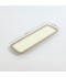 Rectangular metal serving tray - beige - 2N1C100082