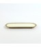 Oval metal serving tray - beige - 2N1C100085