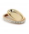 Oval serving tray with scalloped inlays - 2N1F100050