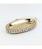 Oval serving tray with scalloped inlays - 2N1F100050