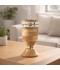 Natural wood incense burner with a modern design -2N3F200012