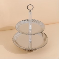 شيالة تقديم استيل بتصميم فاخر - 2 دور - 2S1C100302