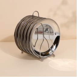استاند صحون تقديم استيل بتصميم فاخر - 6 قطع - 2S1CC100285