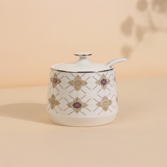 Unique ceramic sugar bowl design - 8x8 cm - 2S1MM100491