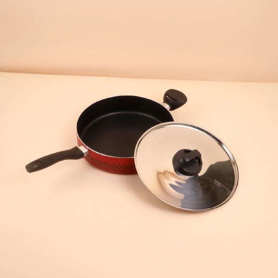 Teflon Pan with Stainless Steel Lid - 24 cm - 2S1A00255