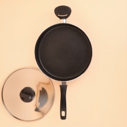 Teflon Pan with Stainless Steel Lid - 24 cm - 2S1A00255