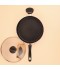 Teflon Pan with Stainless Steel Lid - 24 cm - 2S1A00255