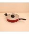 Teflon Pan with Stainless Steel Lid - 26 cm - 2S1A00256 Teflon Pan with Stainless Steel Lid - 26 cm - 2S1A00256