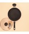 Teflon Pan with Stainless Steel Lid - 28 cm - 2S1A00257 Teflon Pan with Stainless Steel Lid - 28 cm - 2S1A00257
