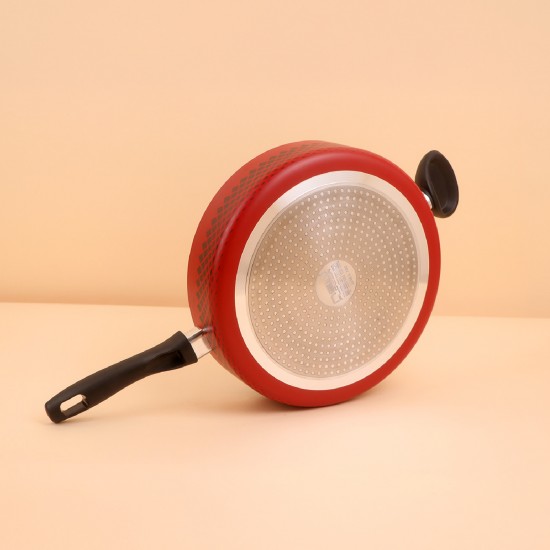 Teflon Pan with Stainless Steel Lid - 28 cm - 2S1A00257 Teflon Pan with Stainless Steel Lid - 28 cm - 2S1A00257