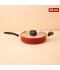 Teflon Pan with Stainless Steel Lid - 28 cm - 2S1A00257 Teflon Pan with Stainless Steel Lid - 28 cm - 2S1A00257