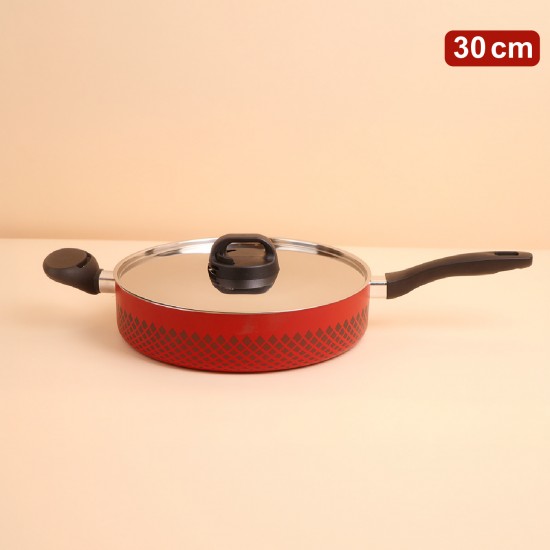 Teflon Pan with Stainless Steel Lid - 28 cm - 2S1A00258