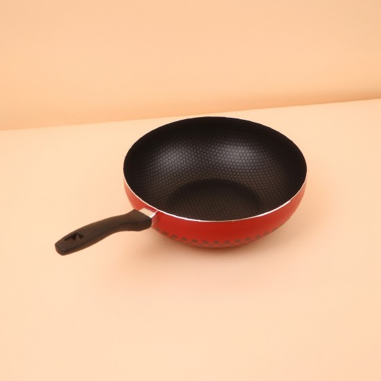 طاوة تيفلون بغطاء زجاجي - 24 سم - 2S1A00271
