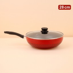طاوة تيفلون بغطاء زجاجي - 28سم - 2S1A00273