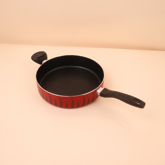 Teflon Frying Pan with Stainless Steel Lid - 24 cm - 2S1A400225 Teflon Frying Pan with Stainless Steel Lid - 24 cm - 2S1A400225
