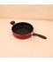 Teflon Frying Pan with Stainless Steel Lid - 24 cm - 2S1A400225 Teflon Frying Pan with Stainless Steel Lid - 24 cm - 2S1A400225
