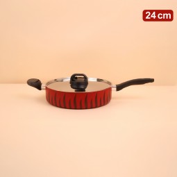 Teflon Frying Pan with Stainless Steel Lid - 24 cm - 2S1A400225