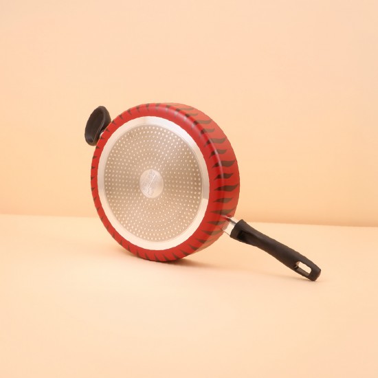 Teflon Frying Pan with Stainless Steel Lid - 24 cm - 2S1A400225 Teflon Frying Pan with Stainless Steel Lid - 24 cm - 2S1A400225