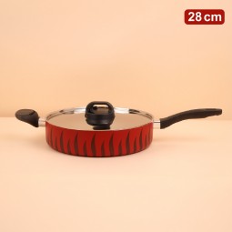 Teflon Pan with Stainless Steel Lid - 28 cm - 2S1A400227