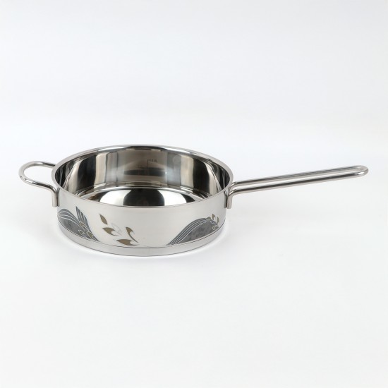Modern stainless steel cookware set - 9 pieces