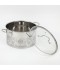Elegant stainless steel cookware set - 9 pieces
