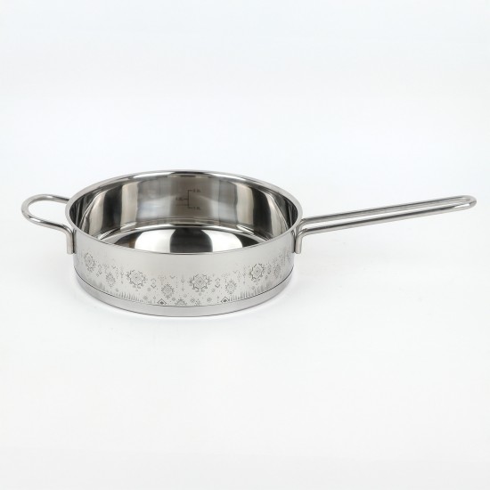Elegant stainless steel cookware set - 9 pieces
