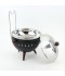 Modern design food warmer - black - 4 liters