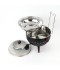 Modern design food warmer - black - 4 liters