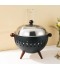 Modern design food warmer - black - 4 liters