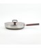 Stainless steel frying pan with glass lid - 28 cm