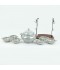 Luxury ceramic soup set with wooden stand - 2S1MM100322