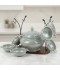 Luxury ceramic soup set with wooden stand - 2S1MM100322