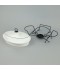 Premium oval ceramic serving warmer with glass lid - 14 inches