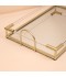 Mirrored glass serving tray - 57*35*11.5cm - 2A1C100089 Mirrored glass serving tray - 57*35*11.5cm - 2A1C100089