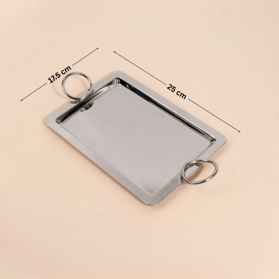 Stainless steel serving tray - 2M1C100188