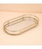Mirrored glass serving tray - 50*25*6.5cm - 2M1C100254