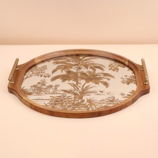 Royal Serving Tray - 5*46.5*45cm - 2M1C300268