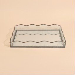 صينية تقديم زجاج مرايا -36×25× 5 سم - 2M1C400312