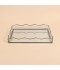 Mirrored glass serving tray - 36×25×5 cm - 2M1C400312